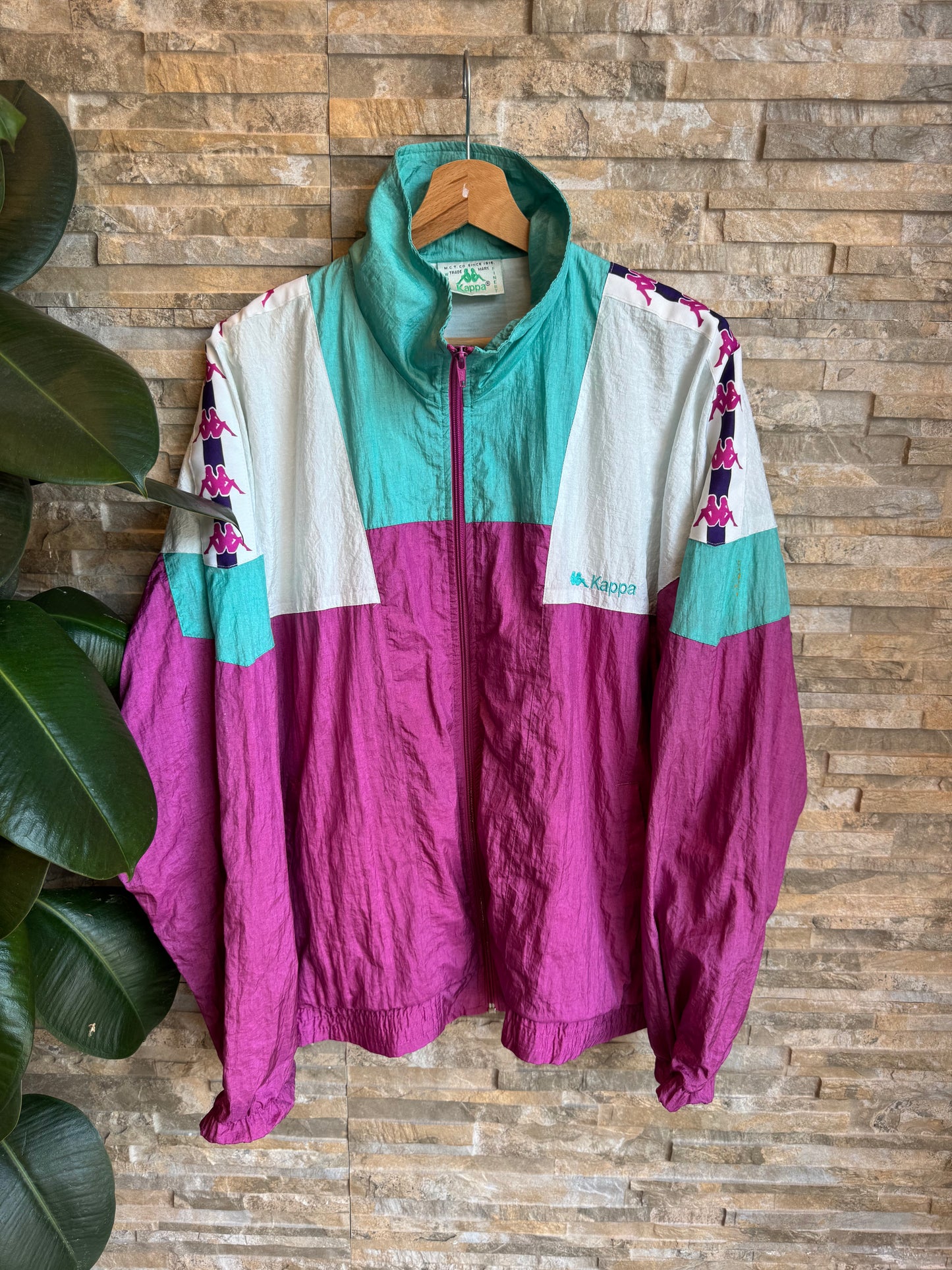 Felpa con Zip Kappa Vintage